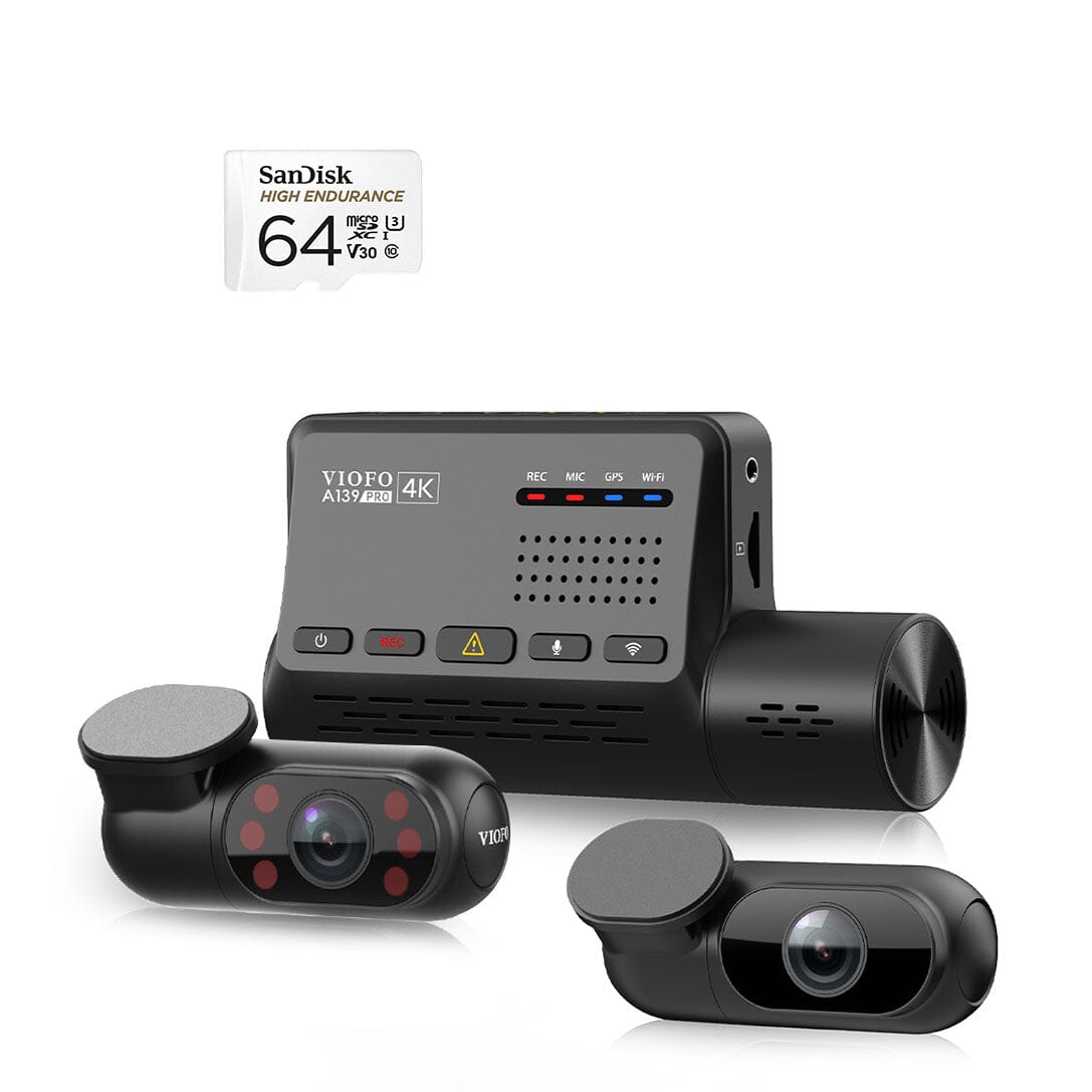 Caméra de tableau de bord VIOFO A139 Pro 3CH