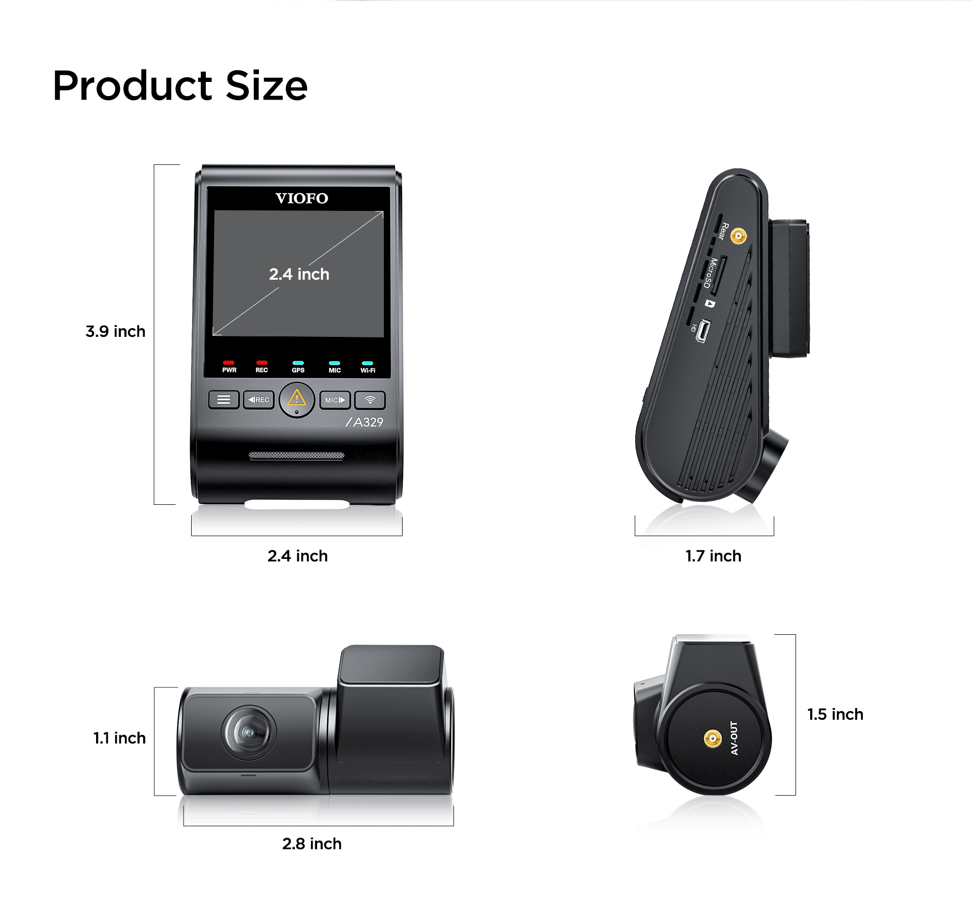 VIOFO A329 2CH | VIOFO Benelux VIOFO A329 2CH | VIOFO Benelux