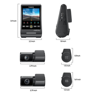 VIOFO A229 Pro Tele 3CH