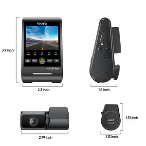VIOFO A229 Pro Tele 2CH