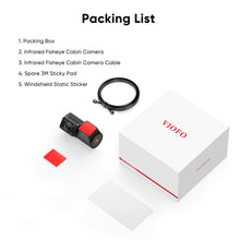 Afbeelding in Gallery-weergave laden, RCC360 Fisheye interieurcamera voor VIOFO A329S