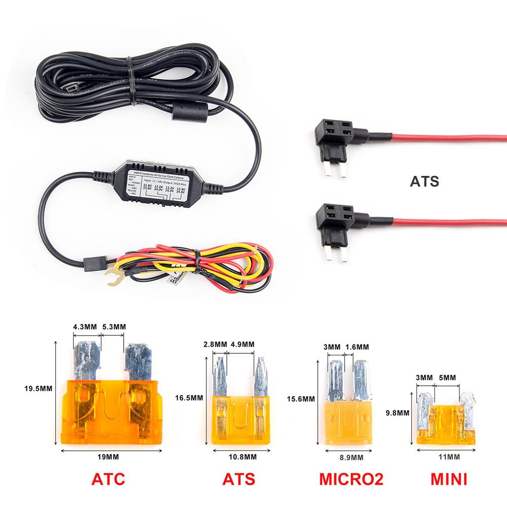VIOFO Hardwire Kit voor VIOFO A129 Duo, Duo Pro en A119 V3 - VIOFO Benelux