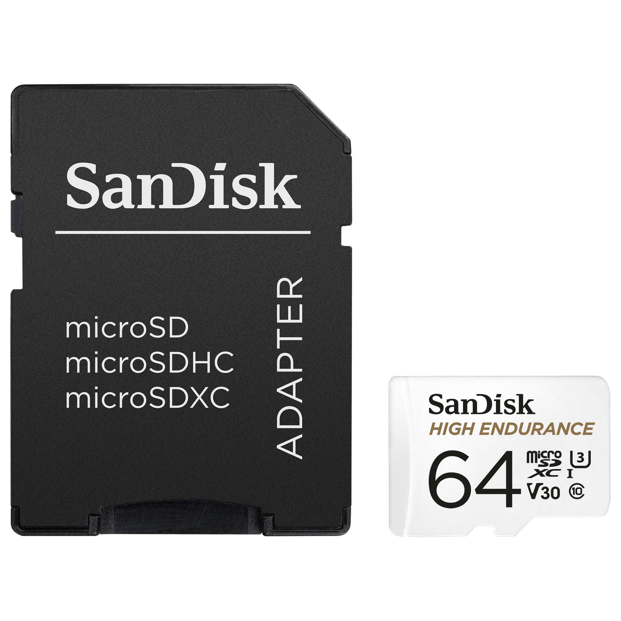 Carte Micro SD Sandisk High Endurance 64 Go