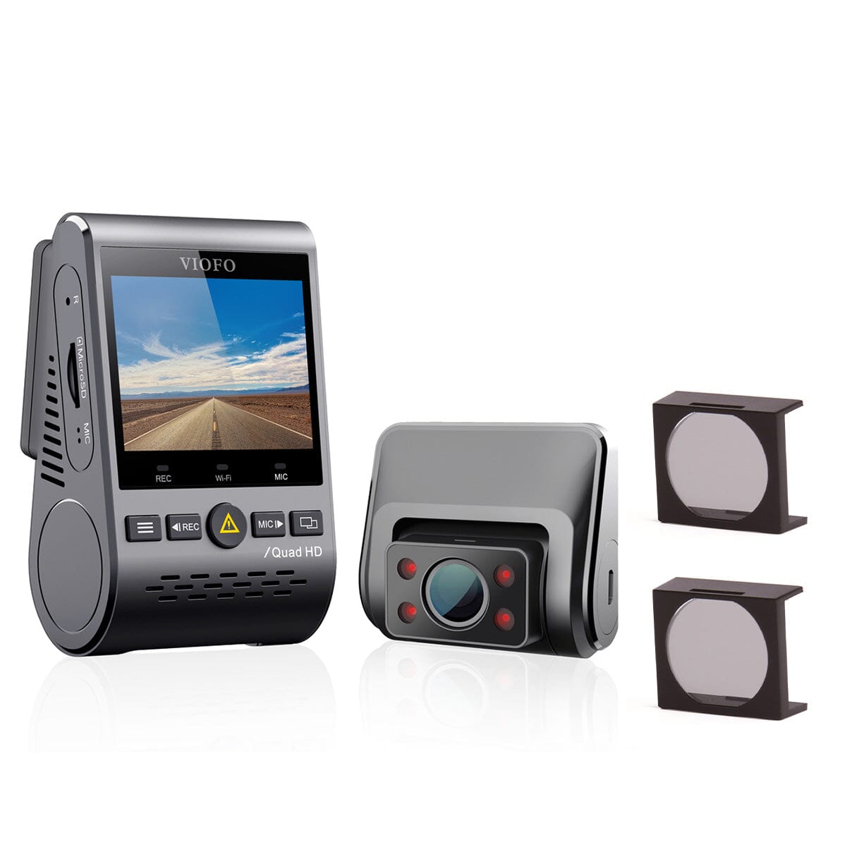 VIOFO A129 Plus Duo ＋ CPL偏光フィルター VIOFO CPL-100 Filter For A119V2/A119V3/A119MiNi/A119MiNi2